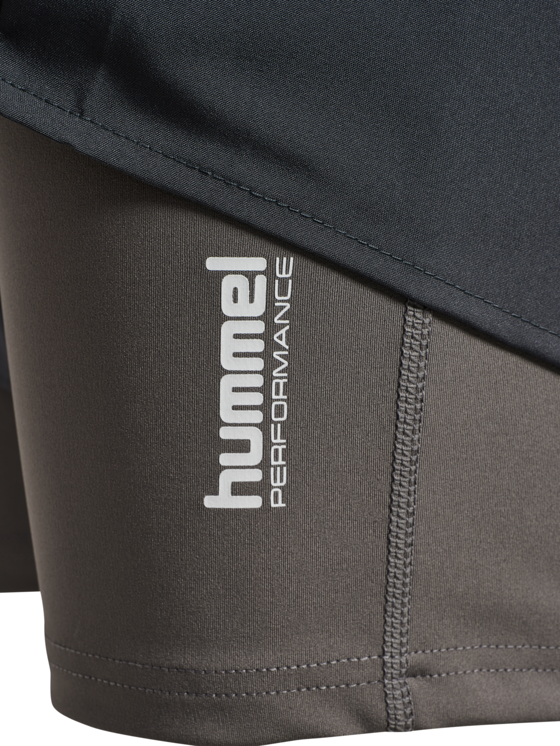 hmlHIIT INTENSITY W 2 IN 1 SHORTS, EBONY, packshot