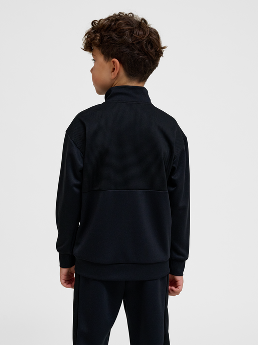 hmlODIN ZIP JACKET, BLACK/ASPHALT, model