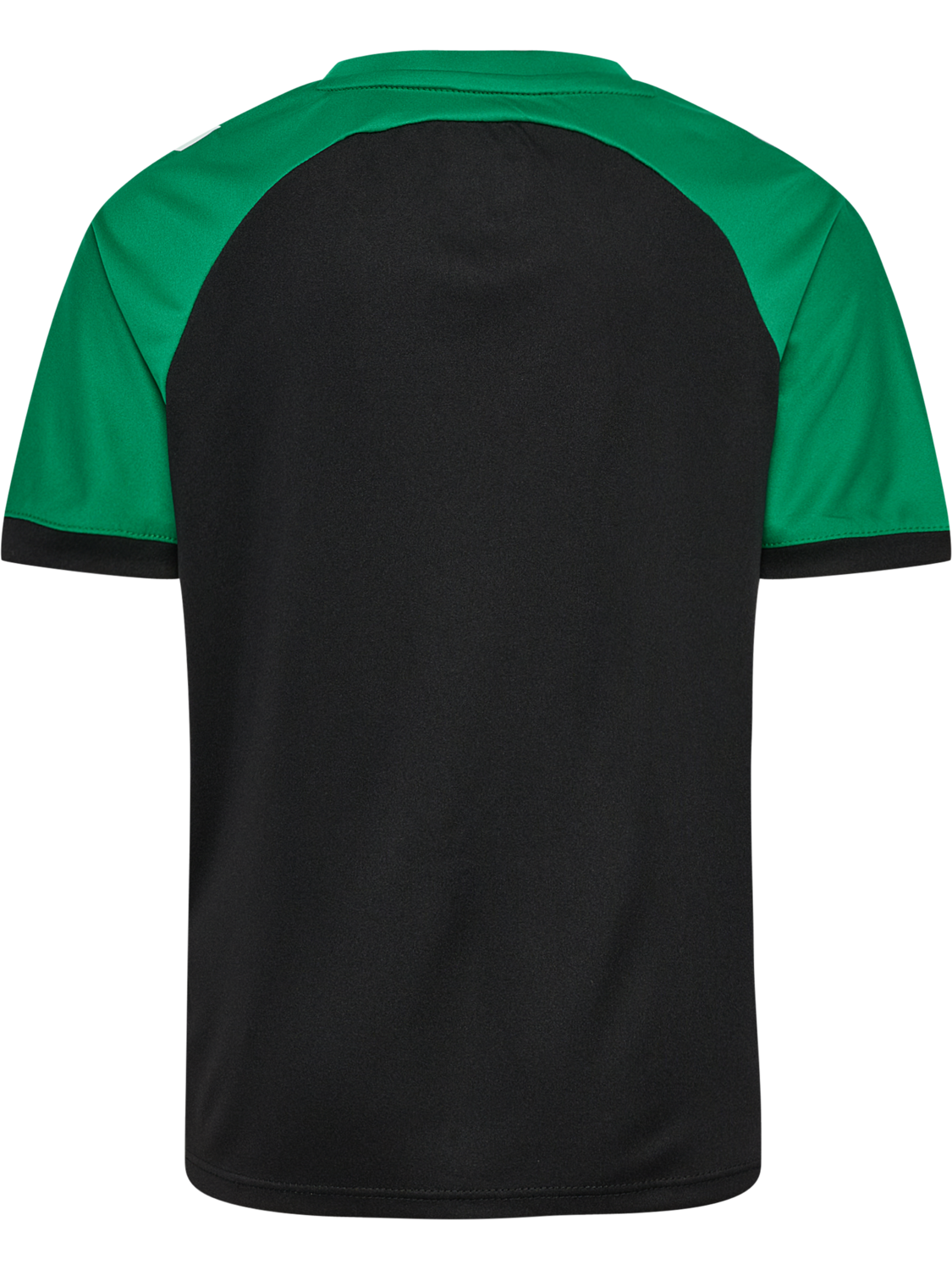 hmlMATCH LEAGUE JERSEY S/S KIDS, BLACK/JELLY BEAN, packshot