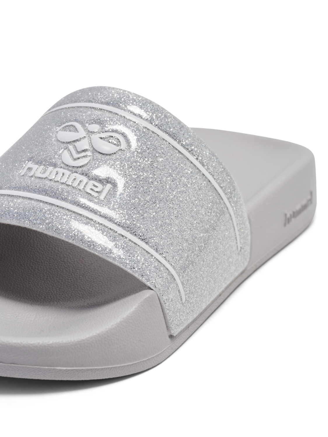 POOL SLIDE GLITTER JR, LUNAR ROCK, packshot