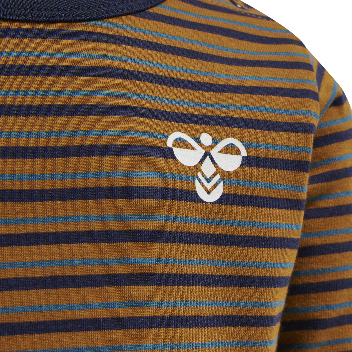 hmlSILVER T-SHIRT L/S, GLAZED GINGER, packshot