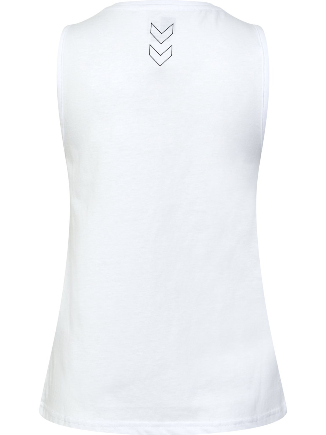 hmlTE CONFIDENT COTTON TANKTOP, WHITE, packshot