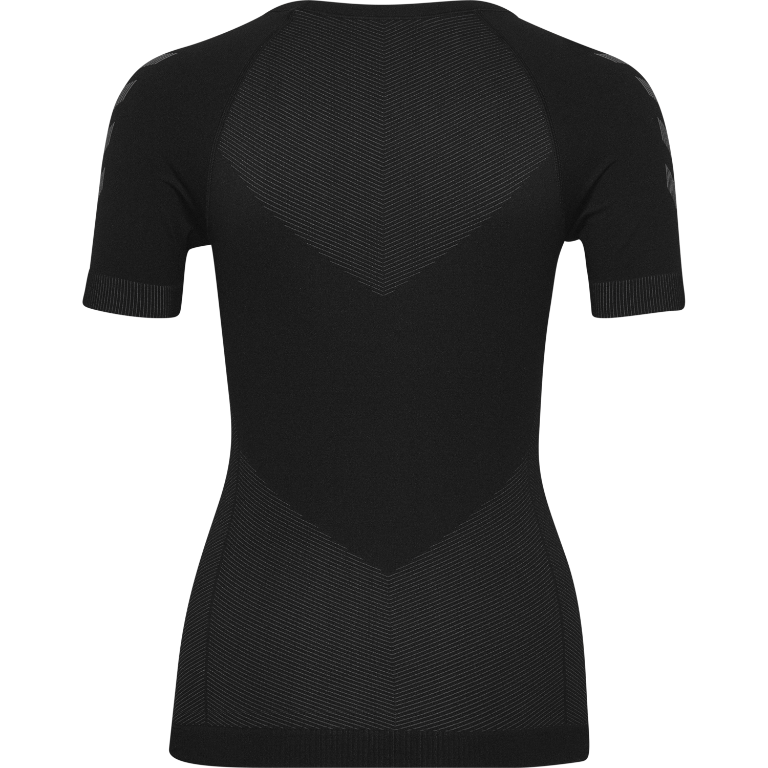 HUMMEL FIRST SEAMLESS JERSEY S/S W, BLACK, packshot