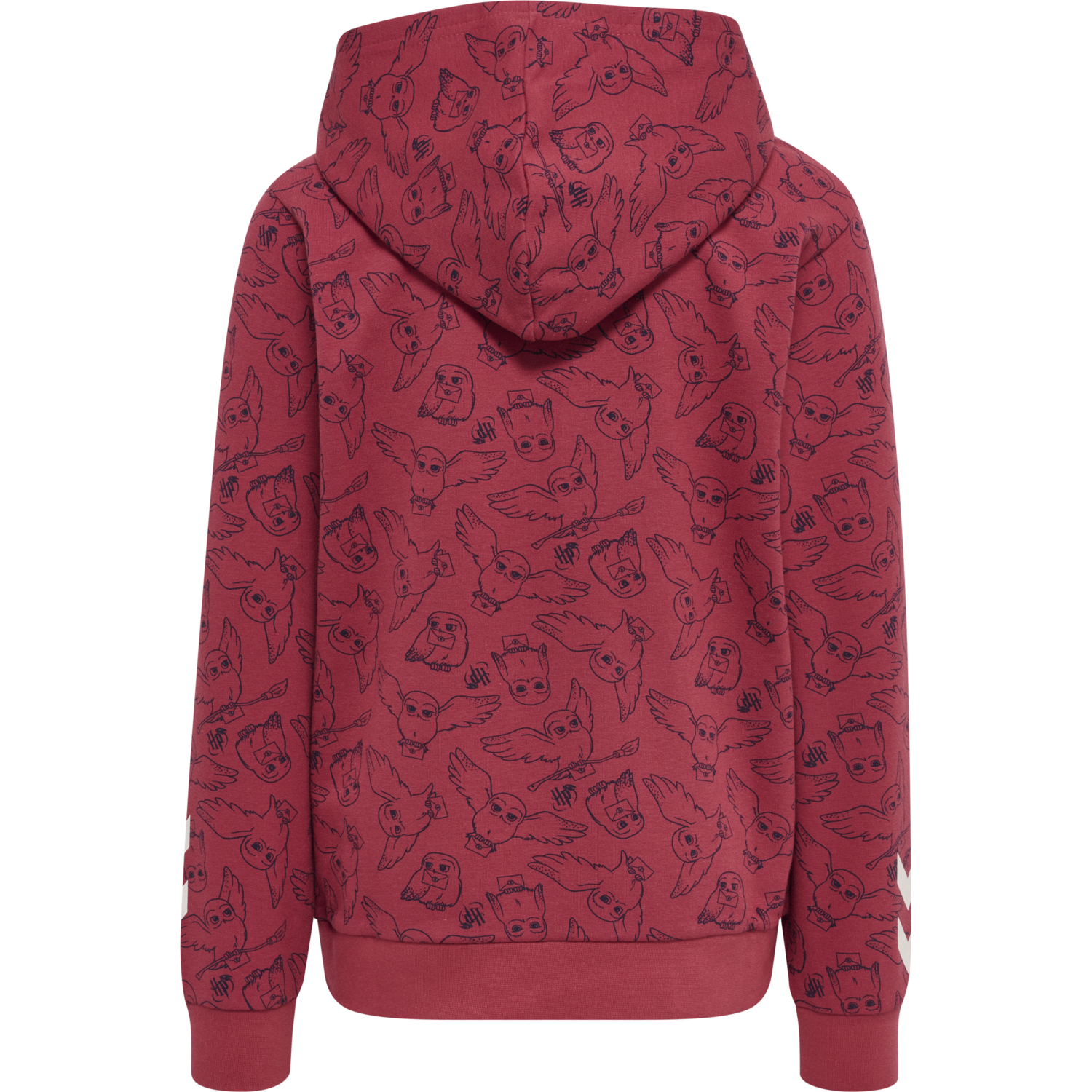 hmlHARRY POTTER AOP HOODIE, EARTH RED, packshot