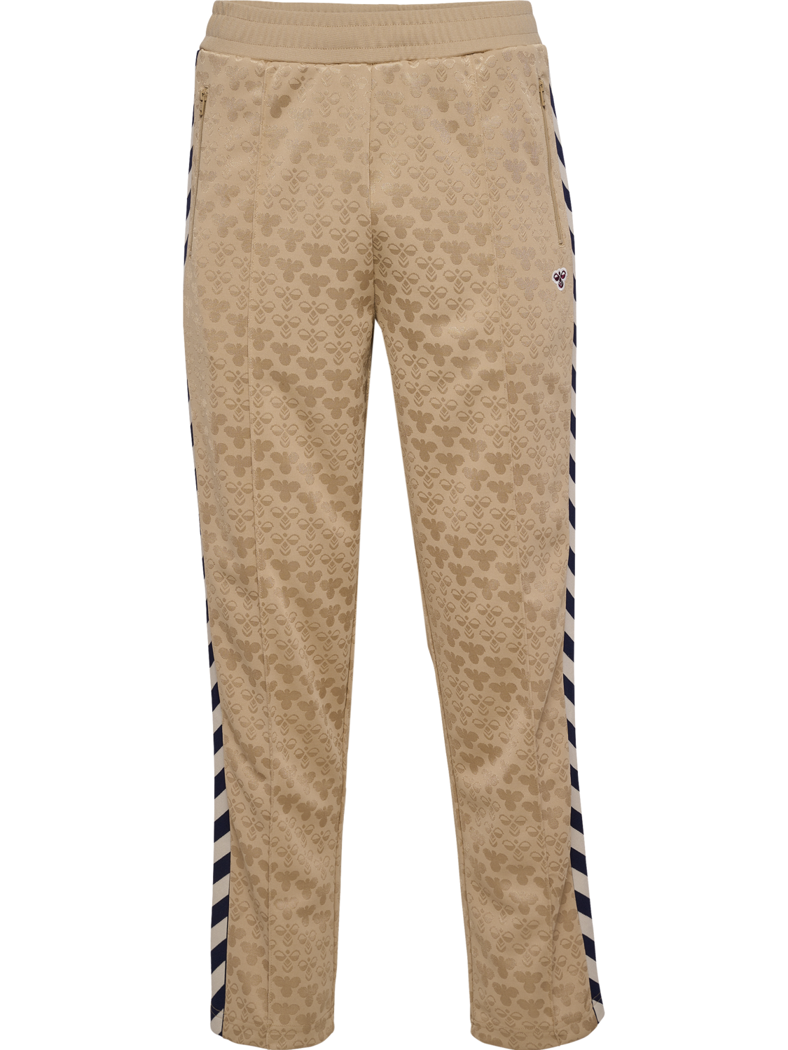 hmlARCHIVE REGULAR POLY PANTS AOP, CORNSTALK, packshot