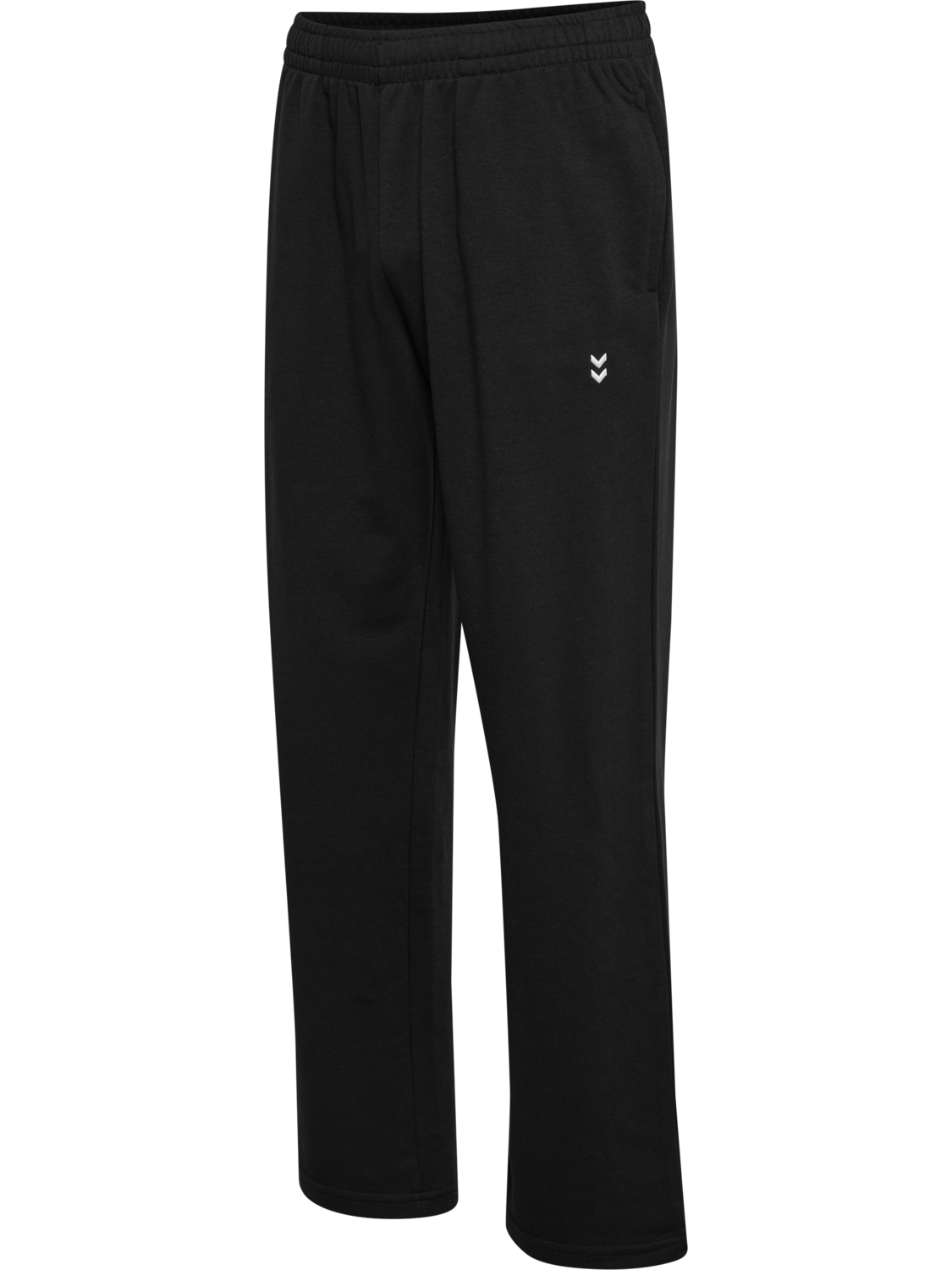 hmlPULSE WIDE SWEAT PANTS, BLACK, packshot