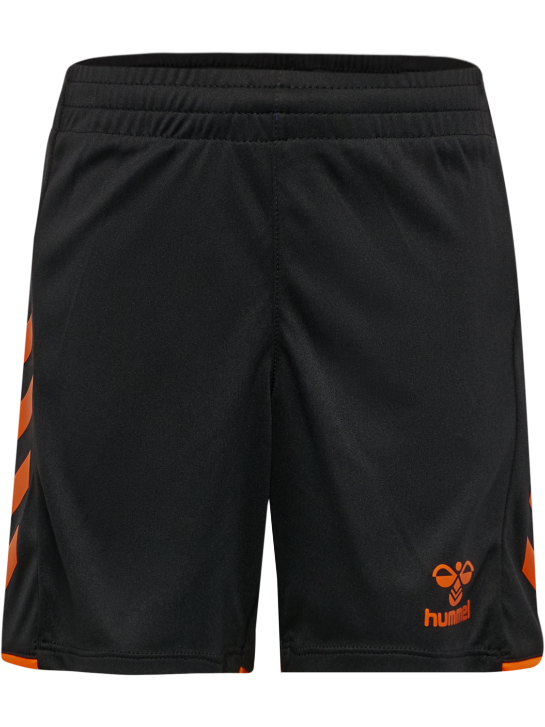 hmlCORE 2.0 SHORTS KIDS, BLACK/ORANGE TIGER, packshot
