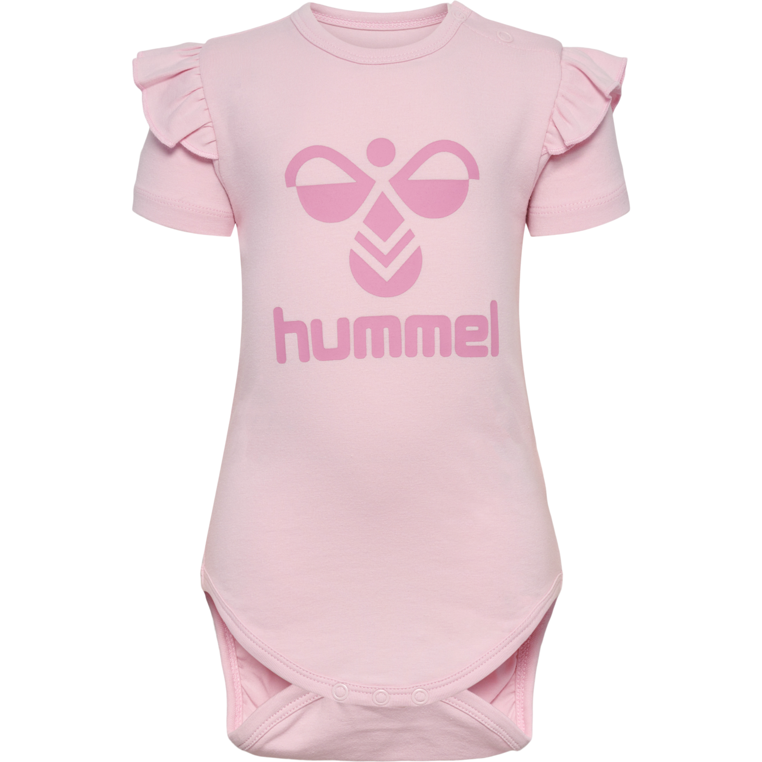hmlDREAM RUFFLE BODY S/S, PARFAIT PINK, packshot