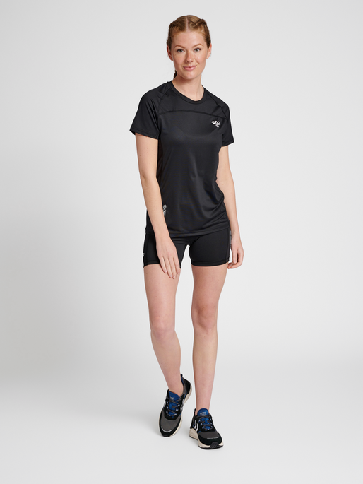 hmlGG12 TRAINING HW SHORT TIGHTS WO, BLACK, model