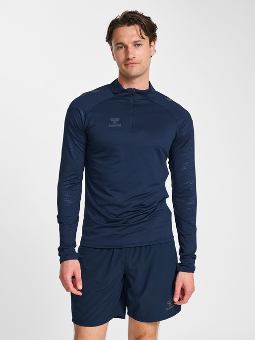 hmlPRO TRAINING HALF ZIP, MARINE, model