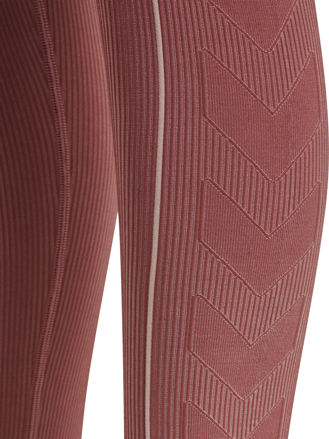 hmlTE CHRISTEL SEAMLESS MW TIGHTS, WITHERED ROSE/ROSE TAN MELANGE, packshot