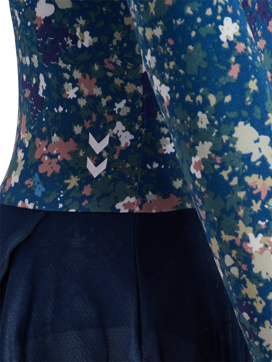 hmlJR MIX GYMSUIT L/S, DRESS BLUES/RIVERSIDE, packshot