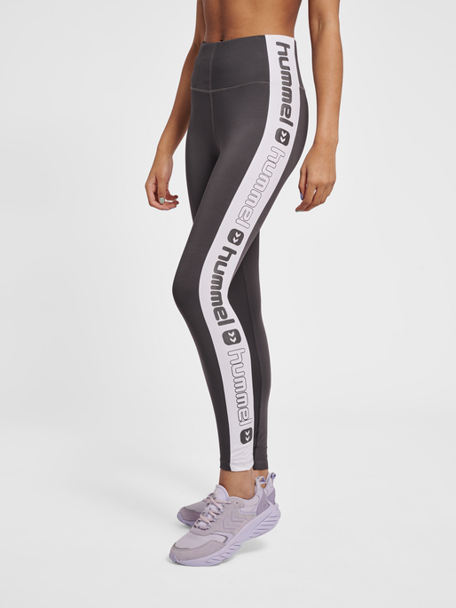 hmlLGC ZELLA HIGH WAIST TIGHTS, ASPHALT, model