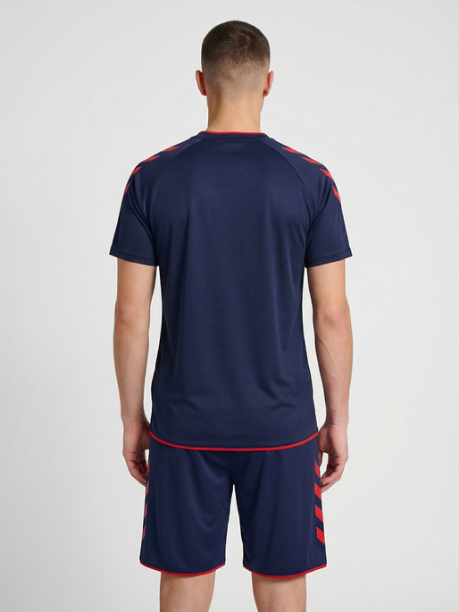 hmlCORE 2.0 JERSEY S/S, MARINE/TRUE RED, model