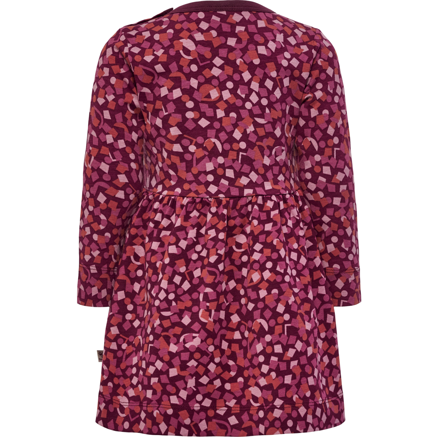 hmlCONFETTI DRESS L/S, WINDSOR WINE, packshot