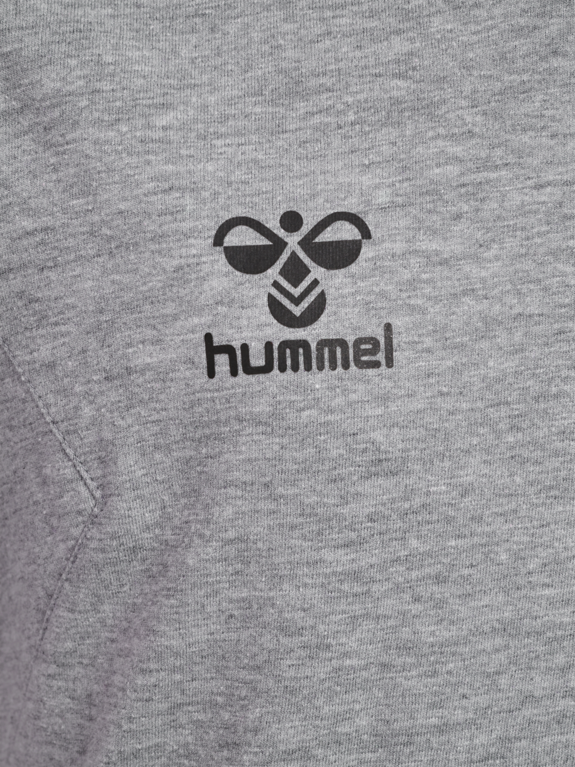 hmlAUTHENTIC CO T-SHIRT S/S KIDS, GREY MELANGE, packshot