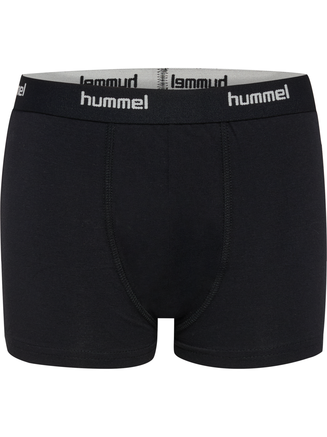 hmlJR NALLE BOXERS 3 PACK, GREY MELANGE/DRESS BLUES/BLACK, packshot