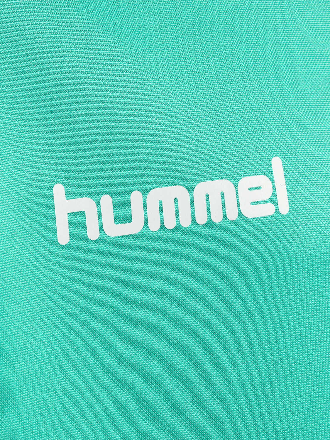 hmlPROMO KIDS POLY HOODIE, ATLANTIS, packshot