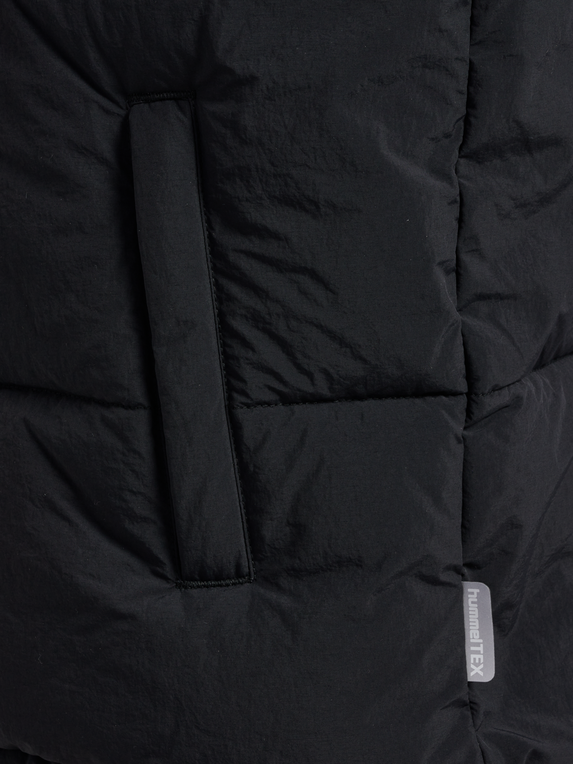 hmlCRISP TEX VEST, BLACK, packshot