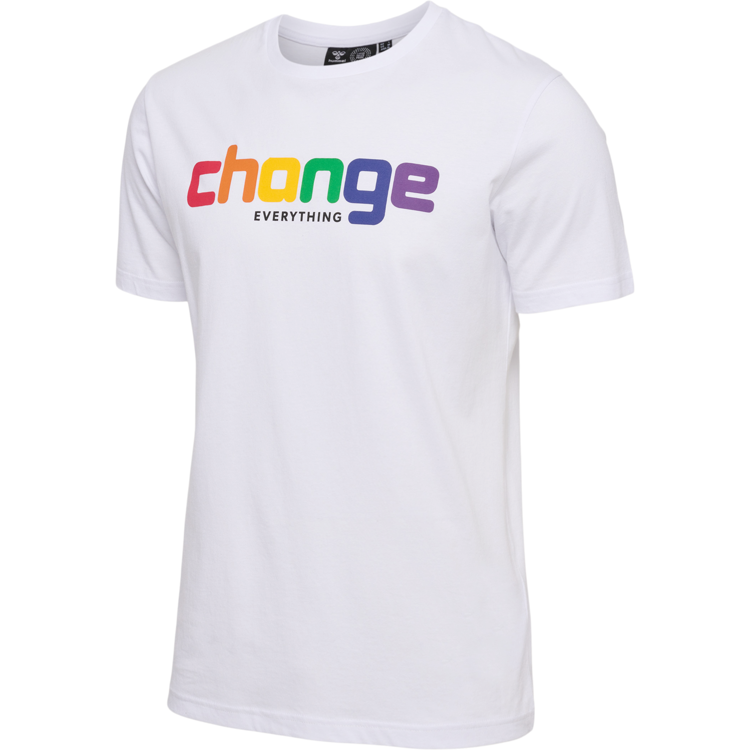 hmlCHANGE T-SHIRT, WHITE, packshot