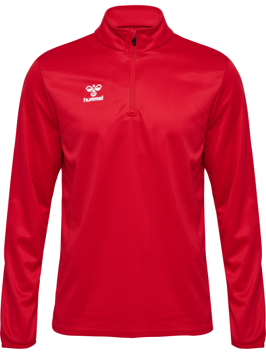 hmlESSENTIAL HALF-ZIP, TRUE RED, packshot
