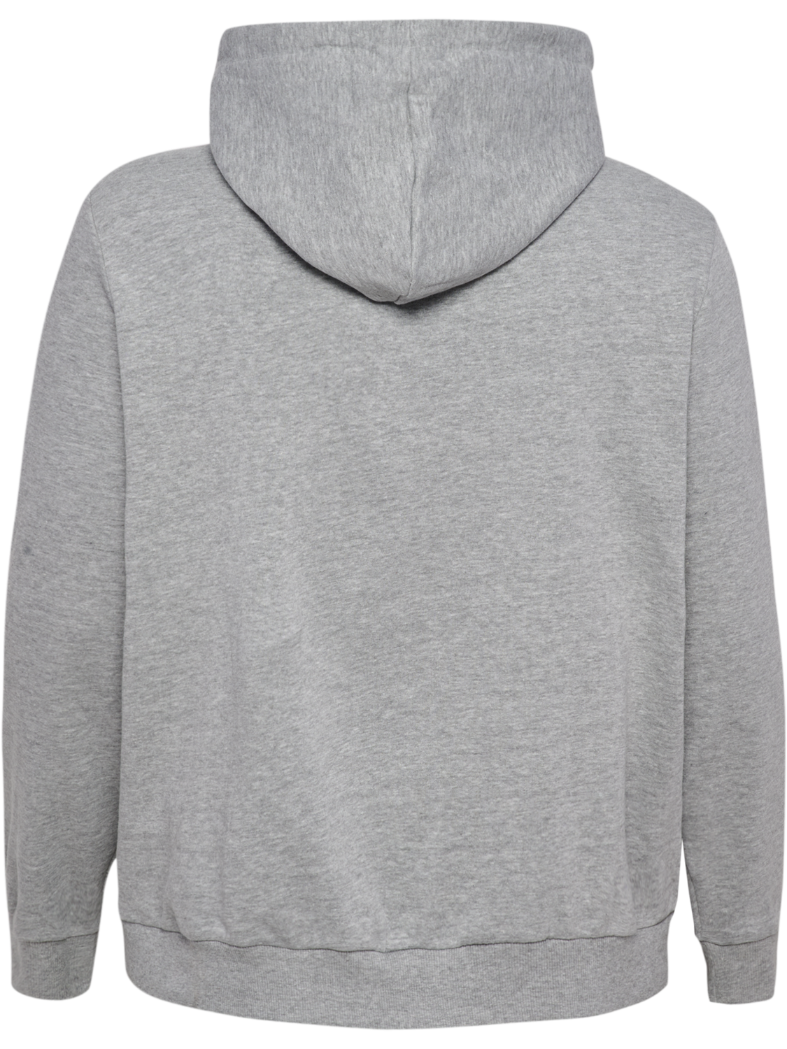 hmlLEGACY WOMAN HOODIE PLUS, GREY MELANGE, packshot