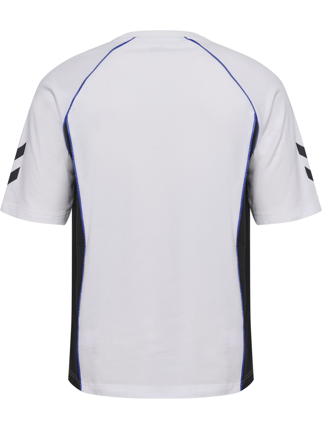 hmlBLAZE26 ATHLEISURE T-SHIRT S/S, WHITE/ASPHALT, packshot