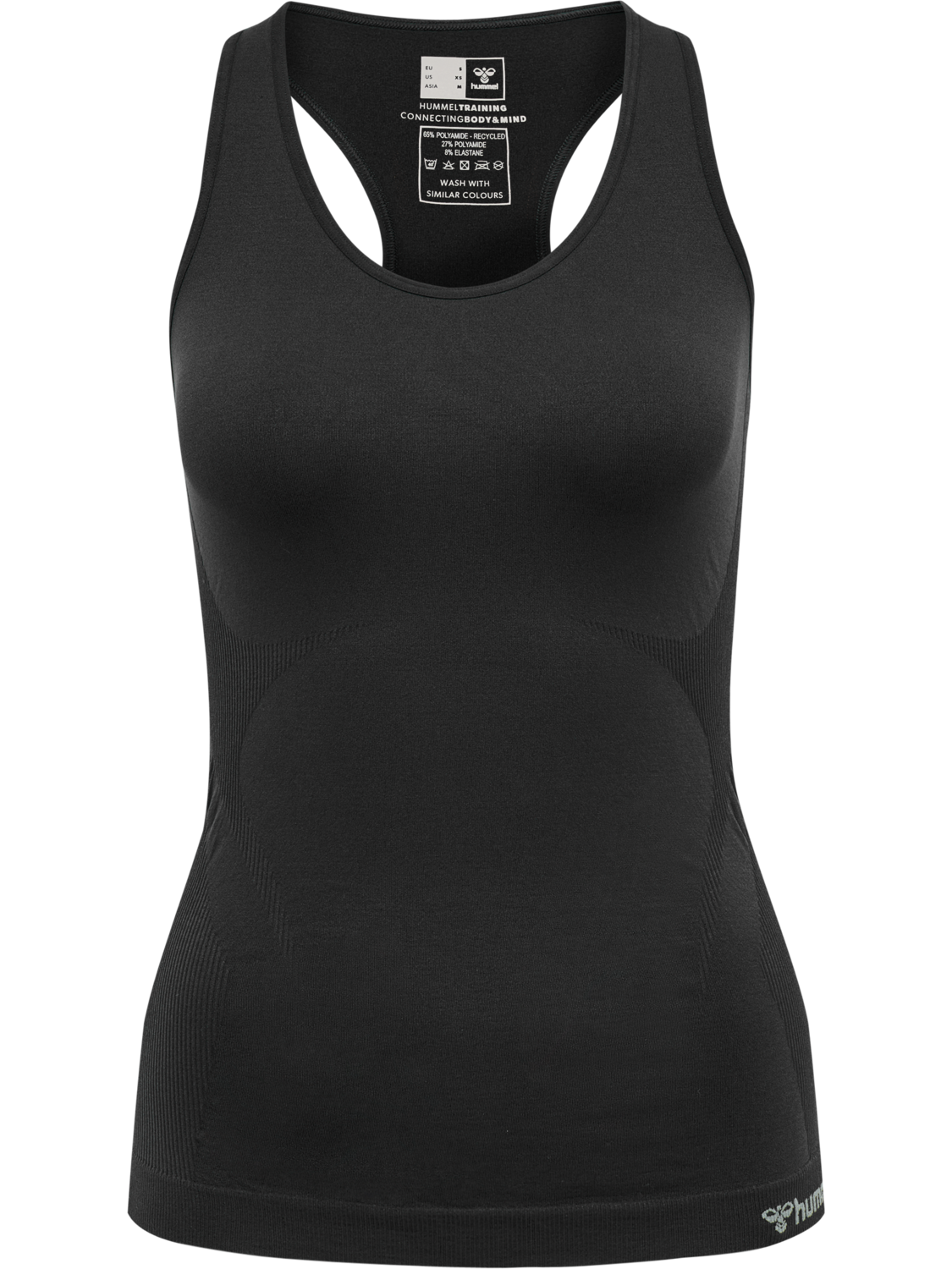 hmlTIF SEAMLESS TOP, BLACK, packshot