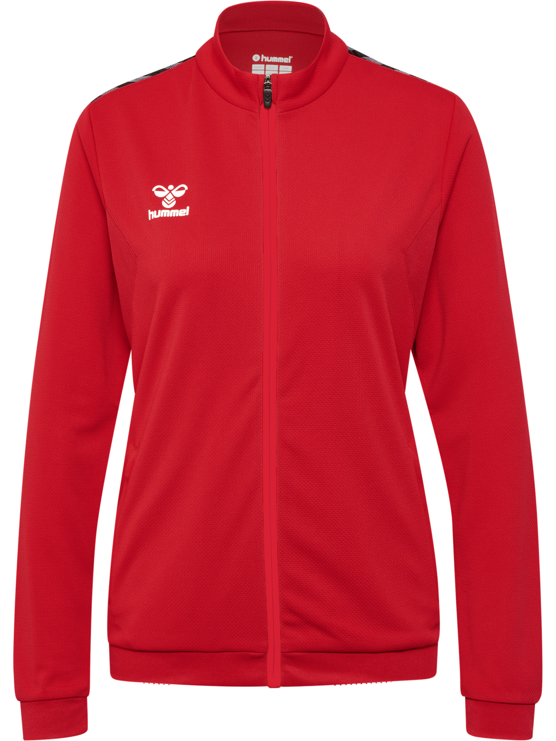 hmlAUTHENTIC PL ZIP JACKET WOMAN, TRUE RED, packshot