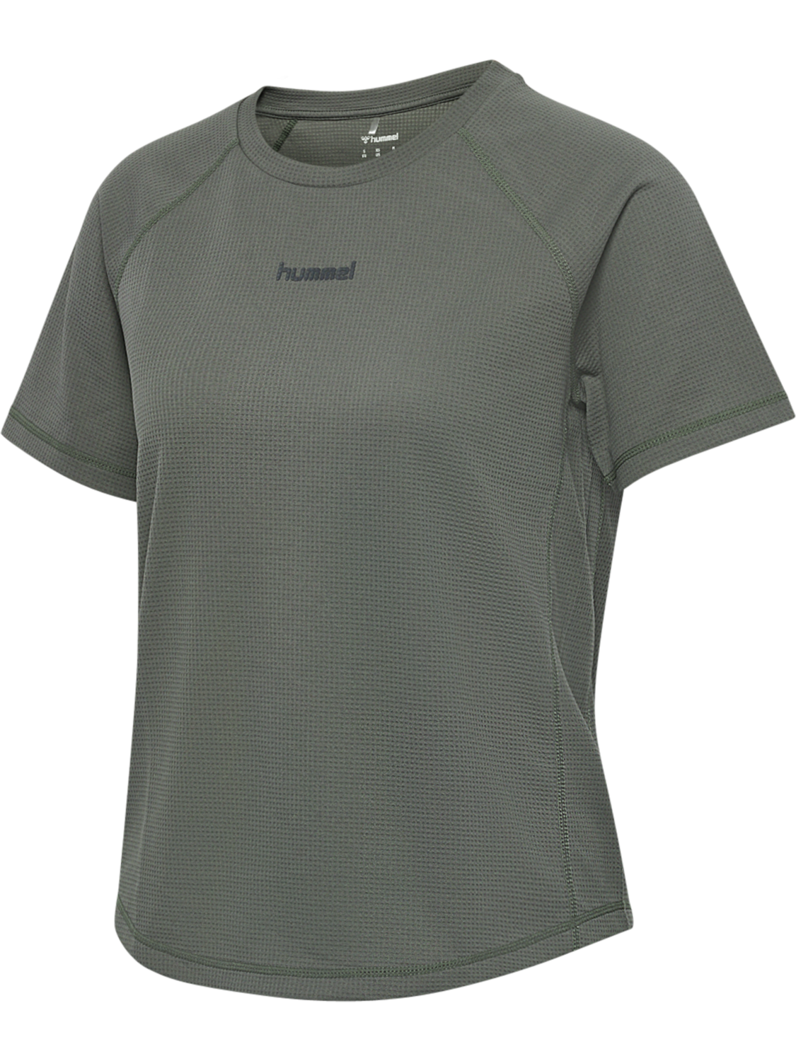 hmlMOMENTUM W T-SHIRT S/S, CASTOR GRAY, packshot