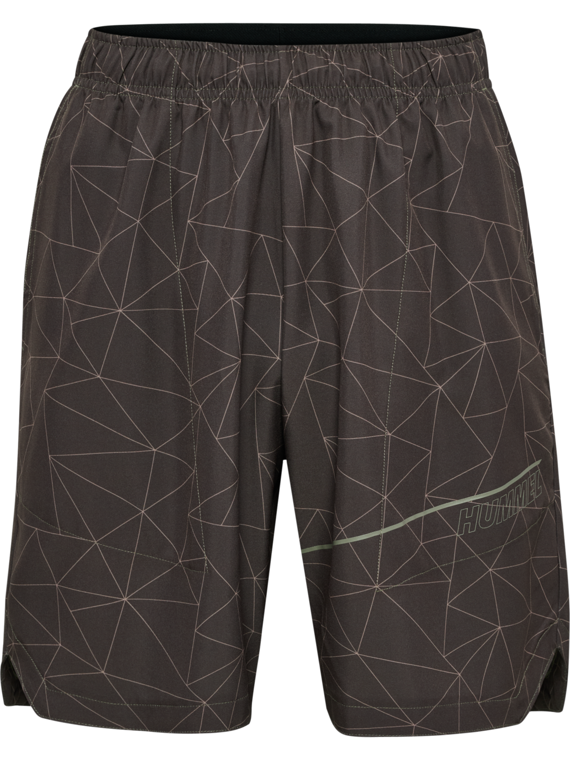 hmlCOURT AOP POCKET SHORTS, TURKISH COFFEE, packshot