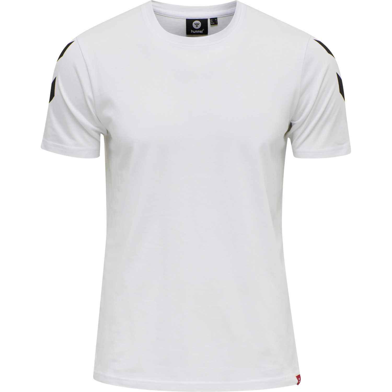 hmlLEGACY CHEVRON T-SHIRT, WHITE, packshot