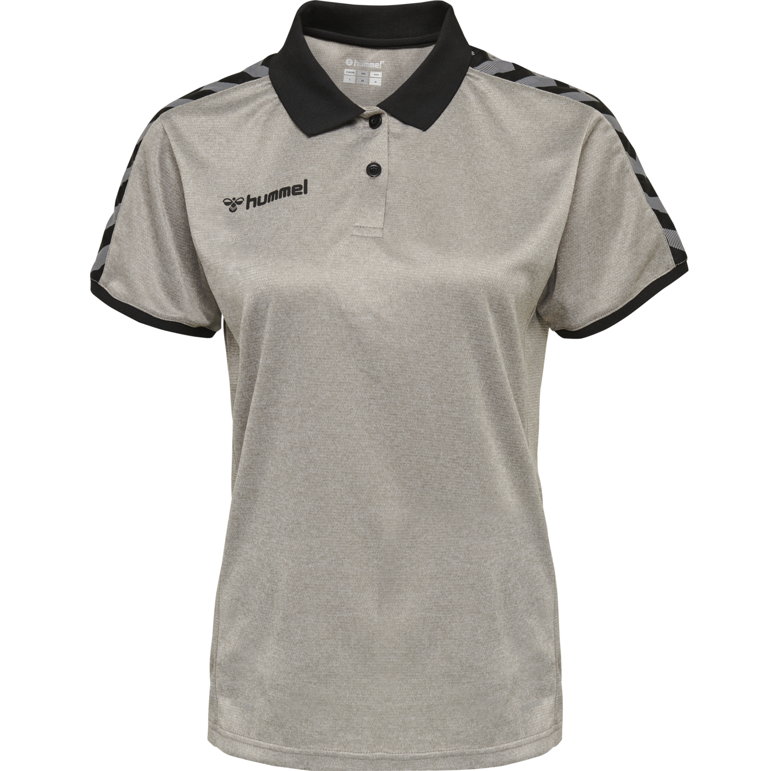hmlAUTHENTIC FUNCTIONAL POLO WOMAN, GREY MELANGE, packshot