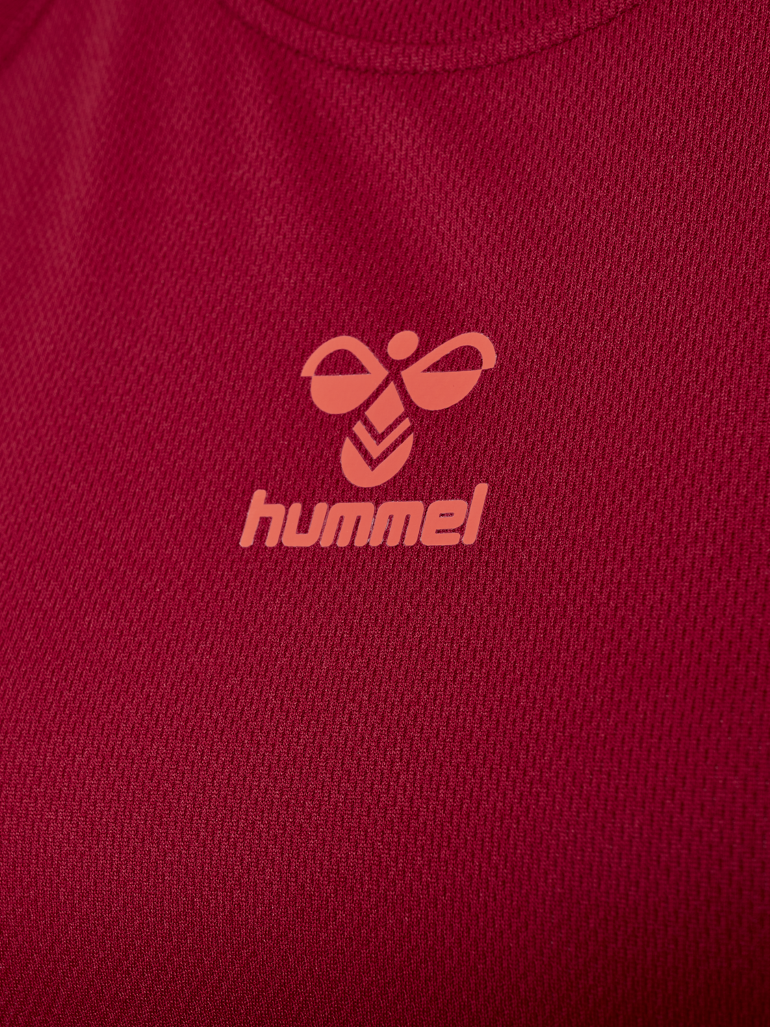 hmlSPRINT MESH T-SHIRT S/S WOMAN, RHUBARB, packshot