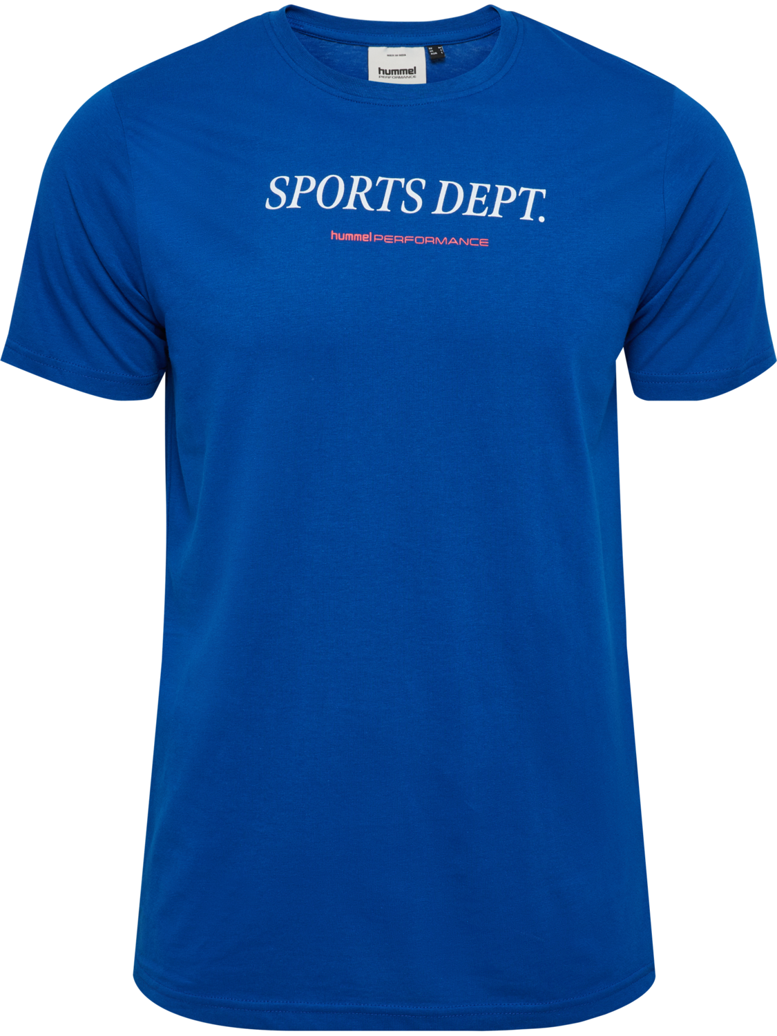 hmlPULSE GRAPHIC T-SHIRT S/S, TRUE BLUE, packshot