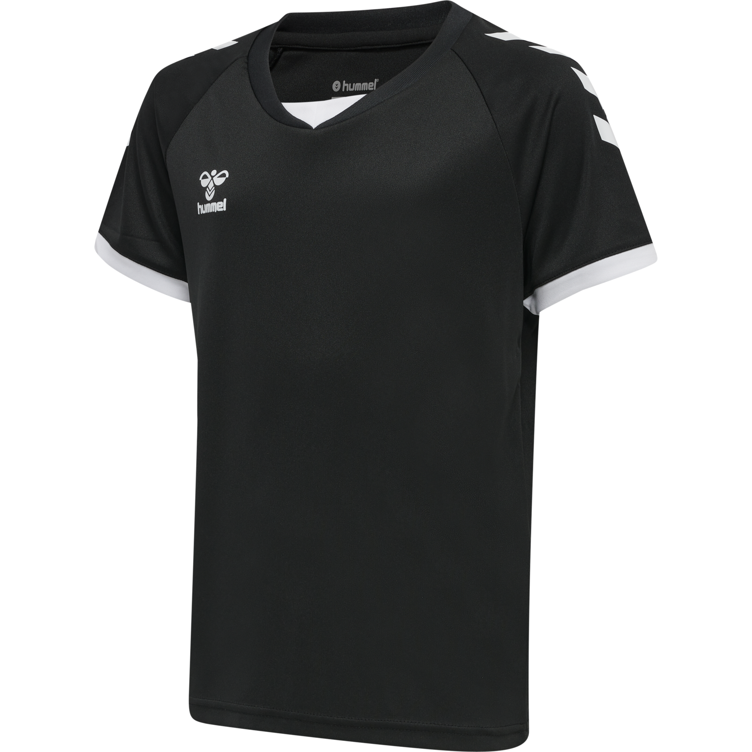 hmlCORE VOLLEY TEE KIDS, BLACK, packshot