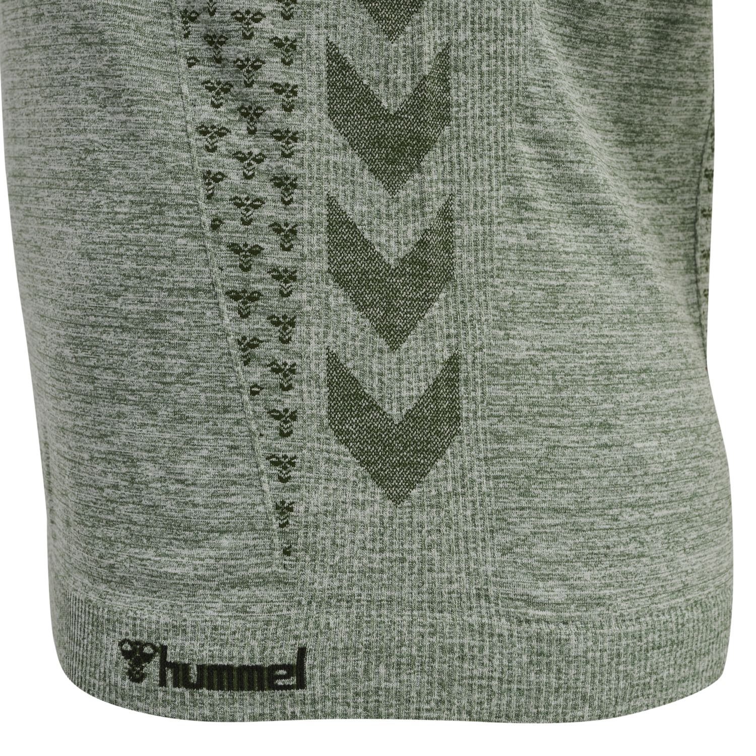 hmlCI SEAMLESS T-SHIRT, THYME MELANGE, packshot