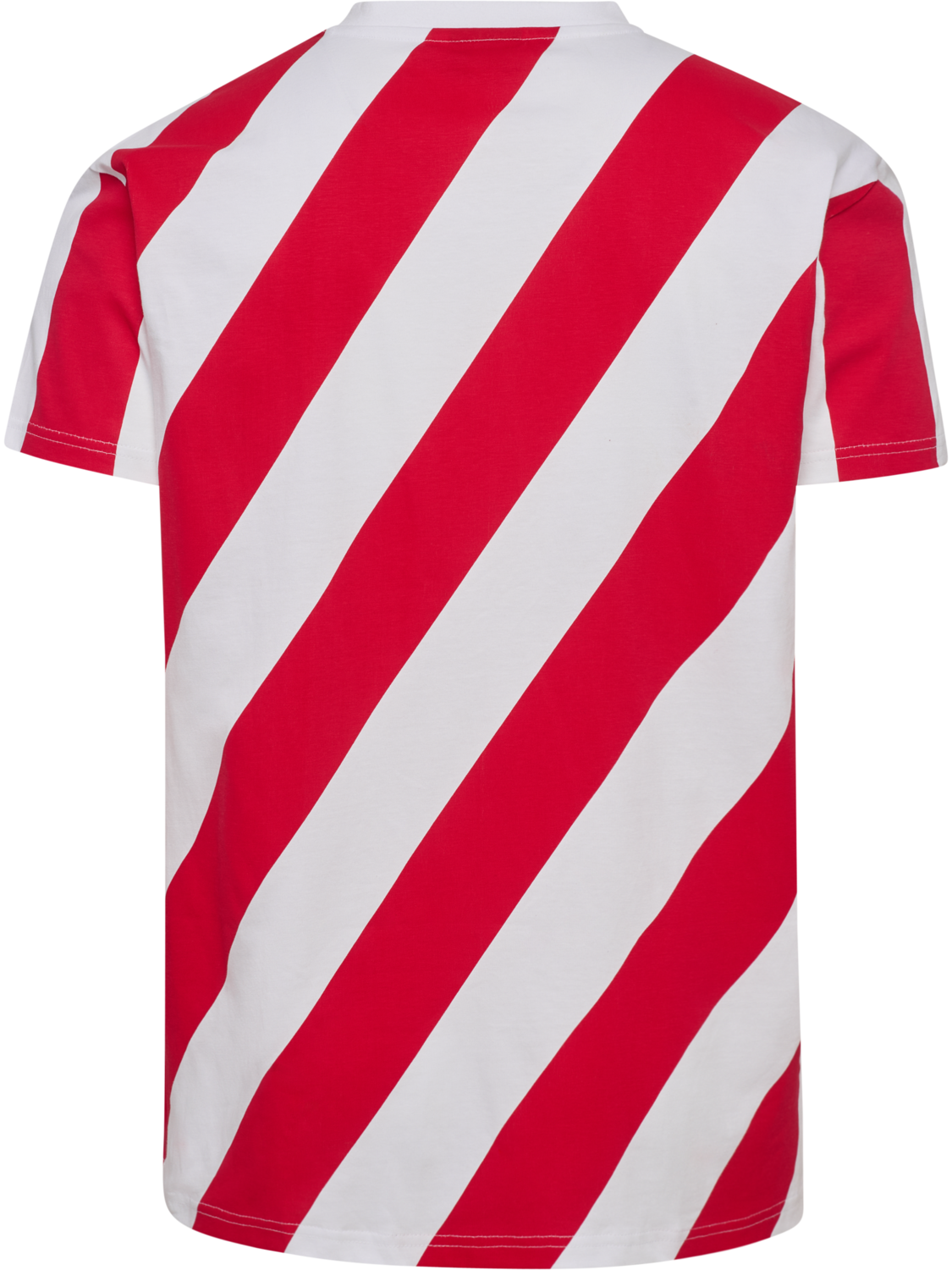 DBU 26 FAN DYNAMITE TEE SS, WHITE/TANGO RED, packshot