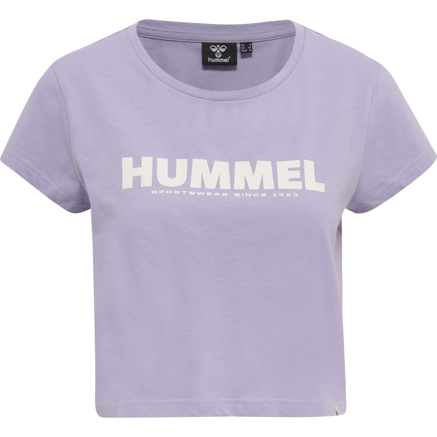 hmlLEGACY WOMAN CROPPED T-SHIRT, HEIRLOOM LILAC, packshot