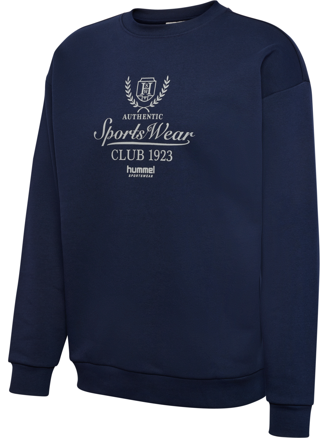 hmlLOOSE CREWNECK CLUB SPORTSWEAR, DRESS BLUES, packshot