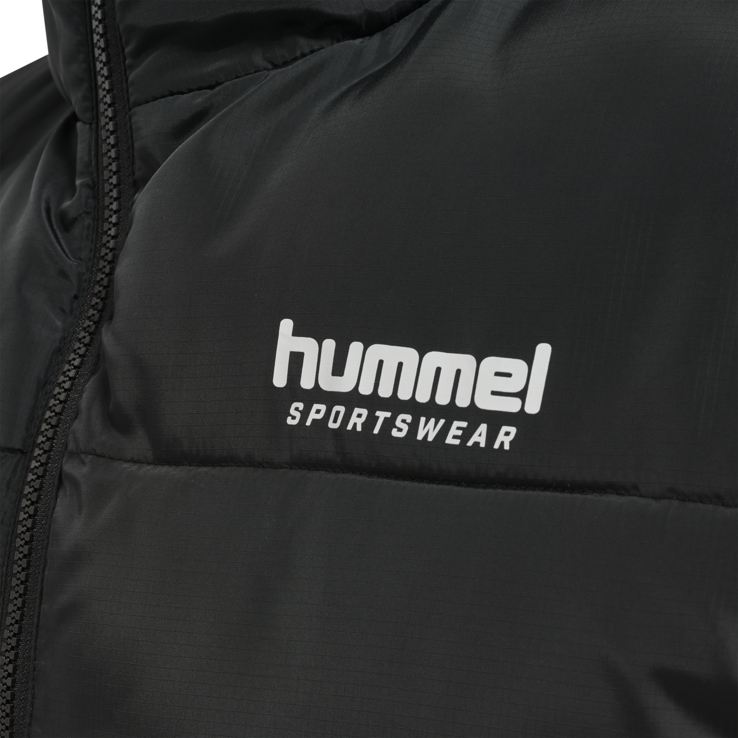 hmlLGC NICKY PUFF WAISTCOAT, BLACK, packshot