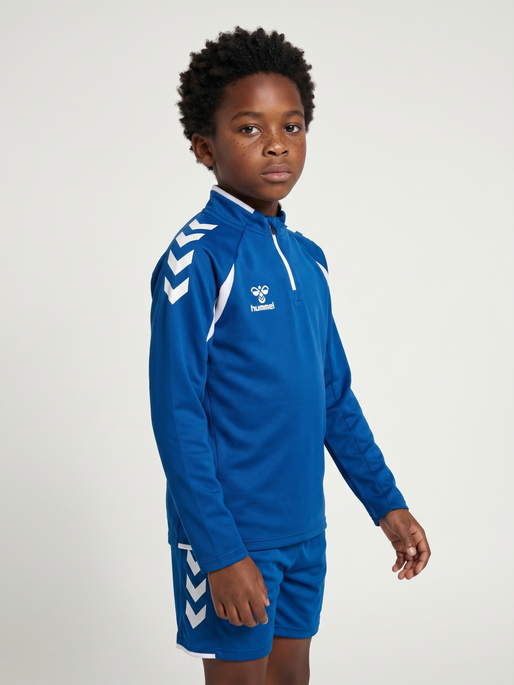 hmlCORE 2.0 HALF ZIP KIDS, TRUE BLUE/WHITE, model