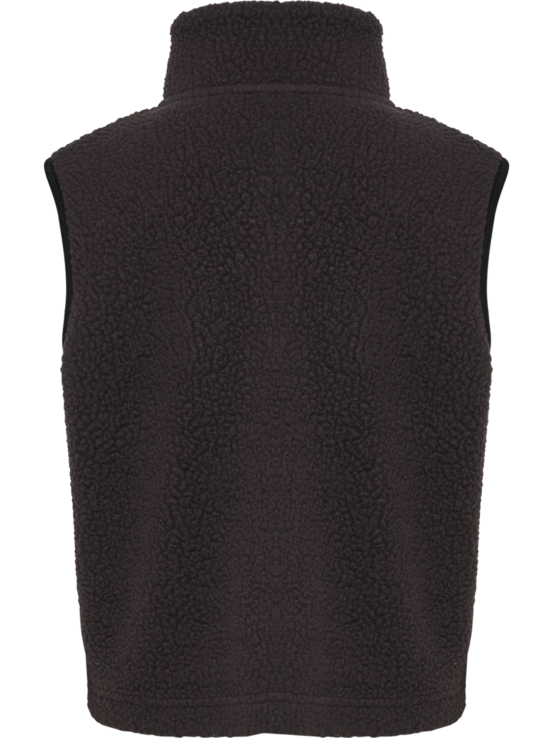 hmlJR MARTINI FLEECE ZIP VEST, CHOCOLATE TORTE, packshot