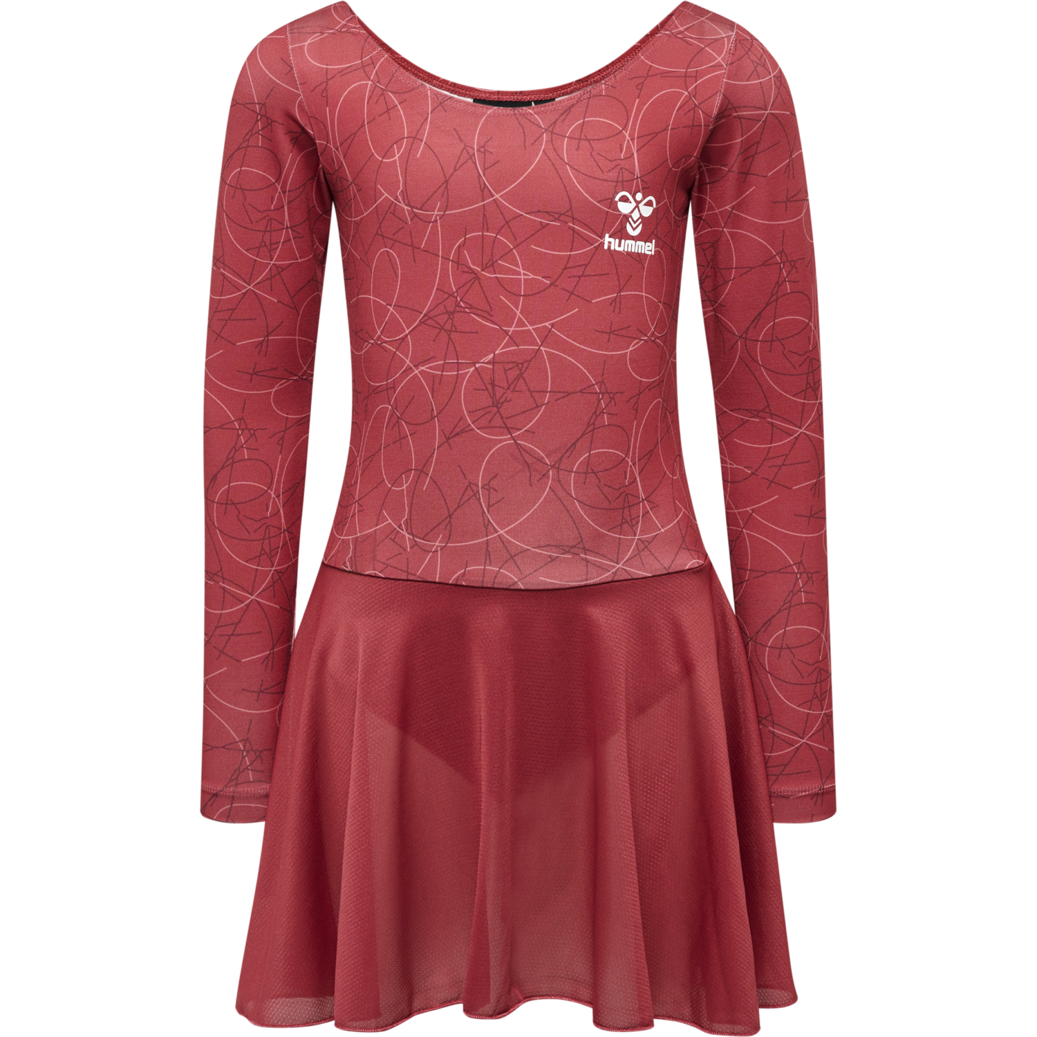 hmlFREJA GYMSUIT, EARTH RED, packshot