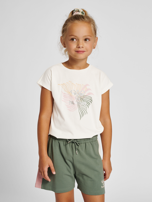 hmlLYDIA T-SHIRT S/S, MARSHMALLOW, model