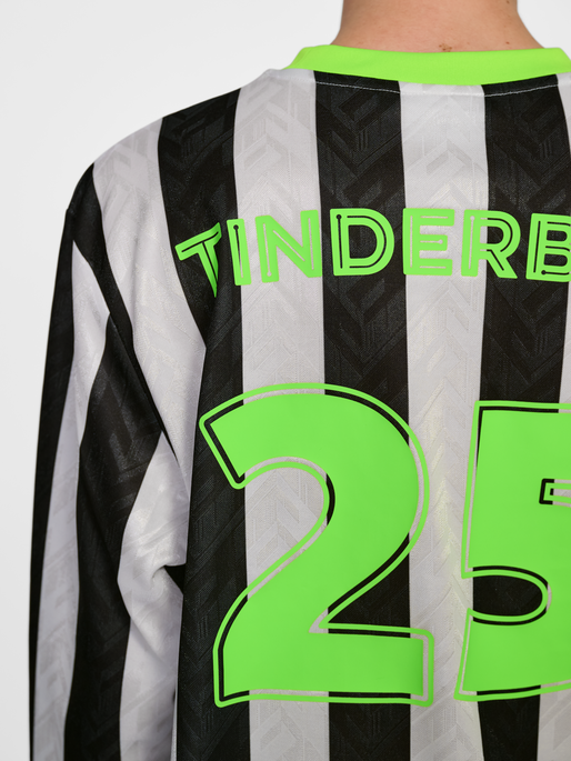 TINDERBOX 25 FOOTBALL JERSEY L/S, BLACK/WHITE, model