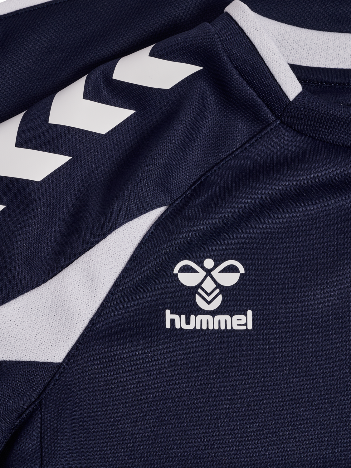 hmlCORE 2.0 CREW NECK KIDS, MARINE/WHITE, packshot