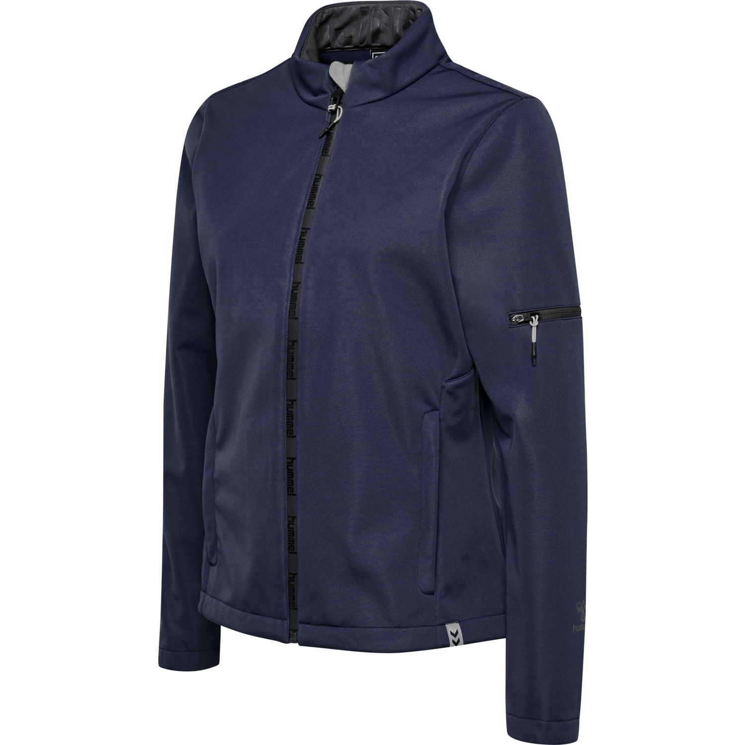 hmlNORTH SOFTSHELL JACKET WOMAN, MARINE, packshot