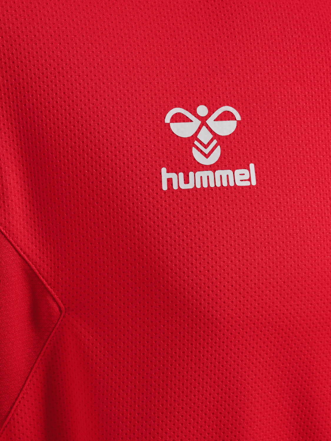 hmlAUTHENTIC PL HOODIE, TRUE RED, packshot