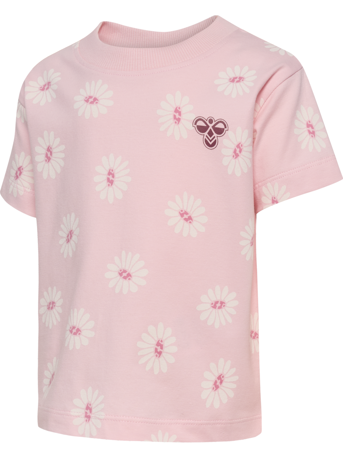 hmlMINI LOOSE FLOWER T-SHIRT S/S, PALE LILAC, packshot